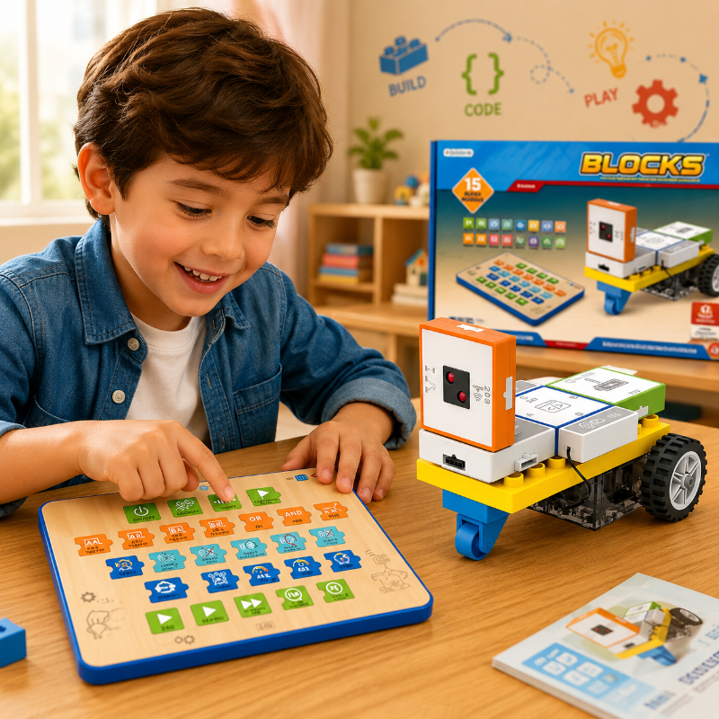 STEM Programming Blocks – Leren Programmeren – Bouwstenen Set