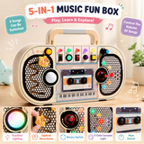Wooden Busy Board – Motoriek & Interactief – Activiteiten Muziek Bord