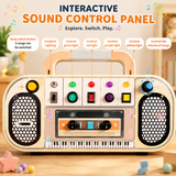 Wooden Busy Board – Motoriek & Interactief – Activiteiten Muziek Bord