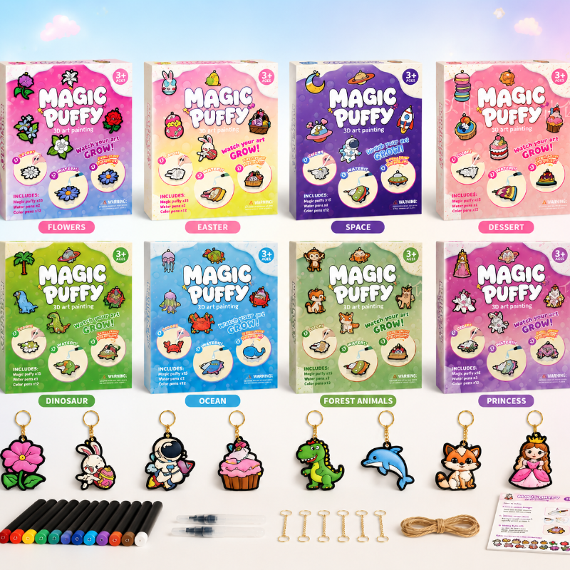 Magic Puff Paint – Creatief & Interactief – Knutsel Set met magische schuimtextuur
