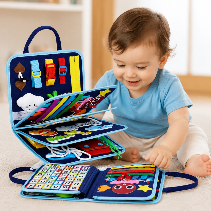7-in-1 Busy Board – Motoriek & Leren – Activiteiten Bord