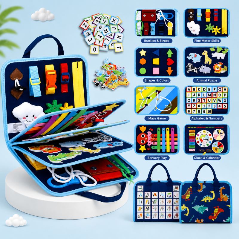 7-in-1 Busy Board – Motoriek & Leren – Activiteiten Bord
