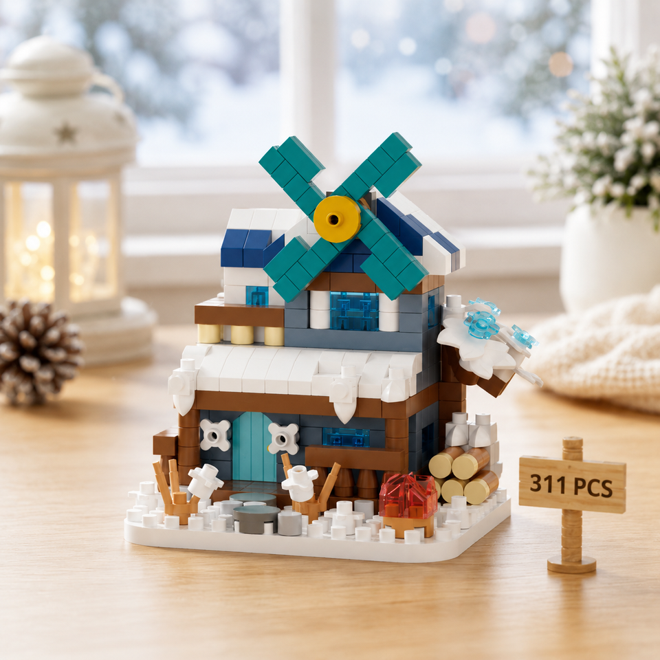 DIY Windmill Building Blocks – Creatief & Uitdagend – Bouwstenen Set