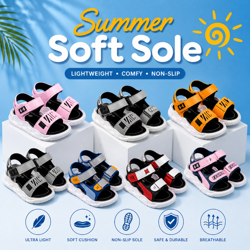 Summer Soft Sole – Comfort & Antislip – Kinder Sandalen