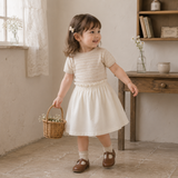 Bella Knit Top & Skirt – Licht & Luchtig – Gebreide Kinder Zomer Set