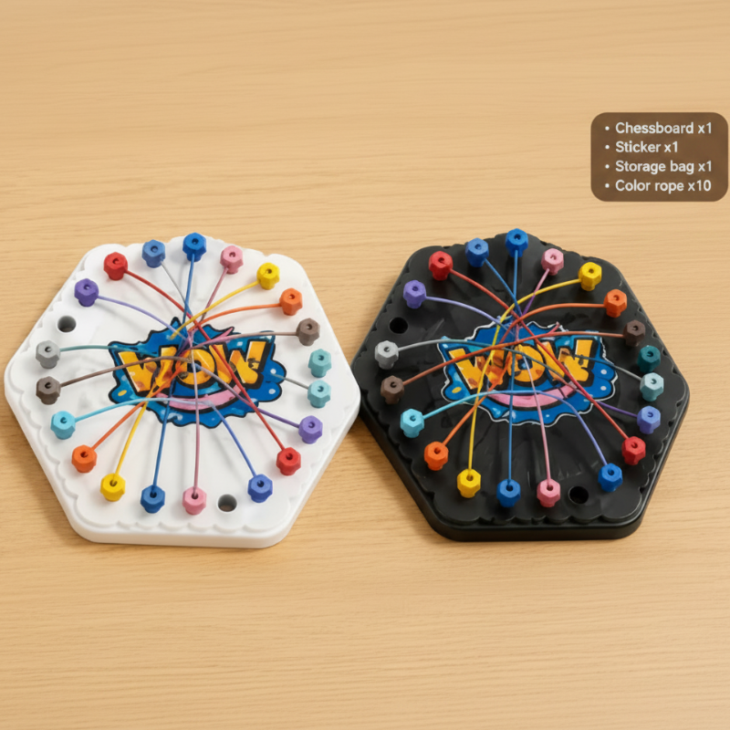 Color Rope Logic Game – Denken & Interactief – Bordspel