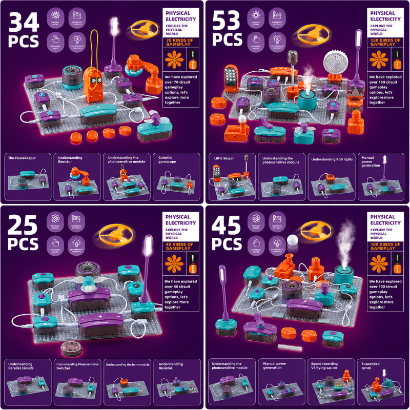 STEM Electronic Building Kit – Leerzaam & Technisch – Circuit Experimenten Set
