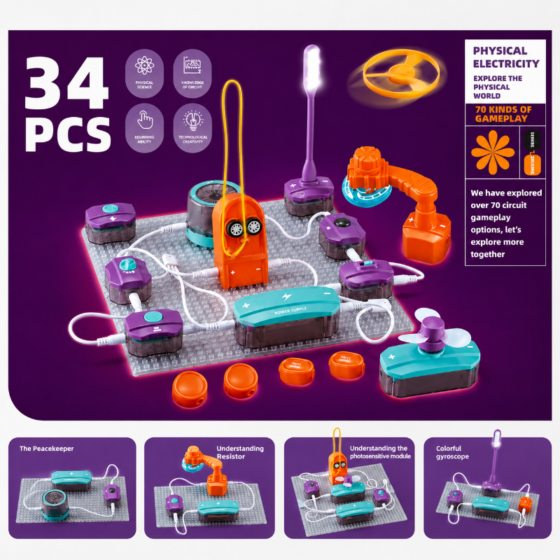 STEM Electronic Building Kit – Leerzaam & Technisch – Circuit Experimenten Set