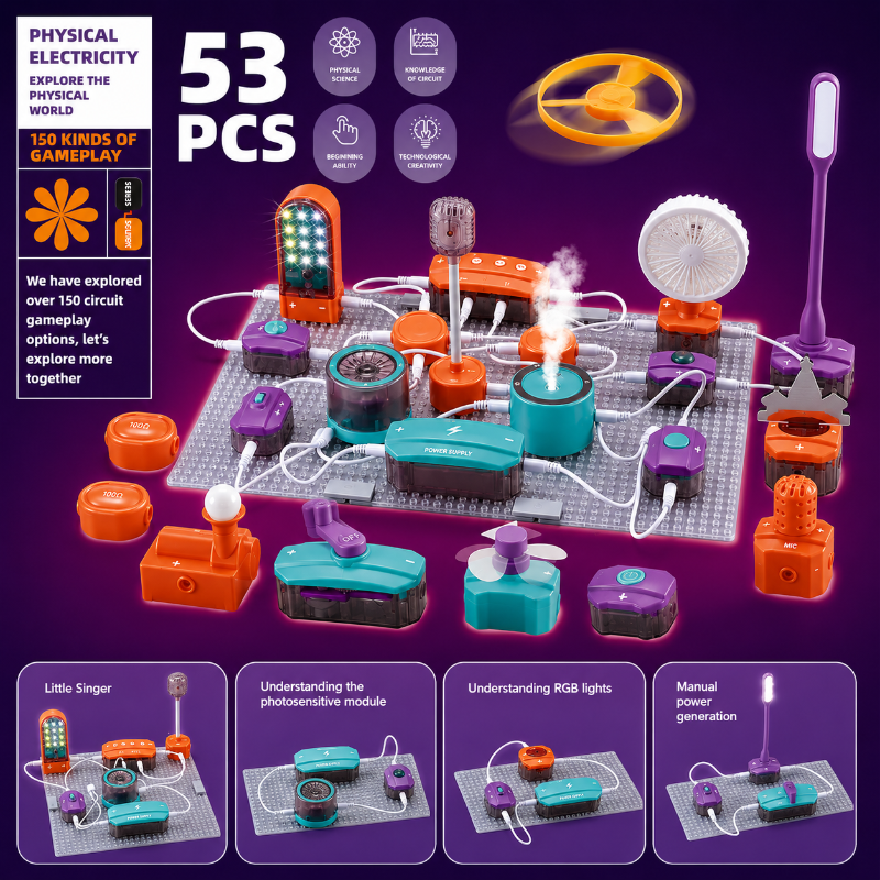 STEM Electronic Building Kit – Leerzaam & Technisch – Circuit Experimenten Set