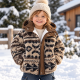FrostPuff – Warm & Stoer – Kinder Fleece Winterjas met Capuchon