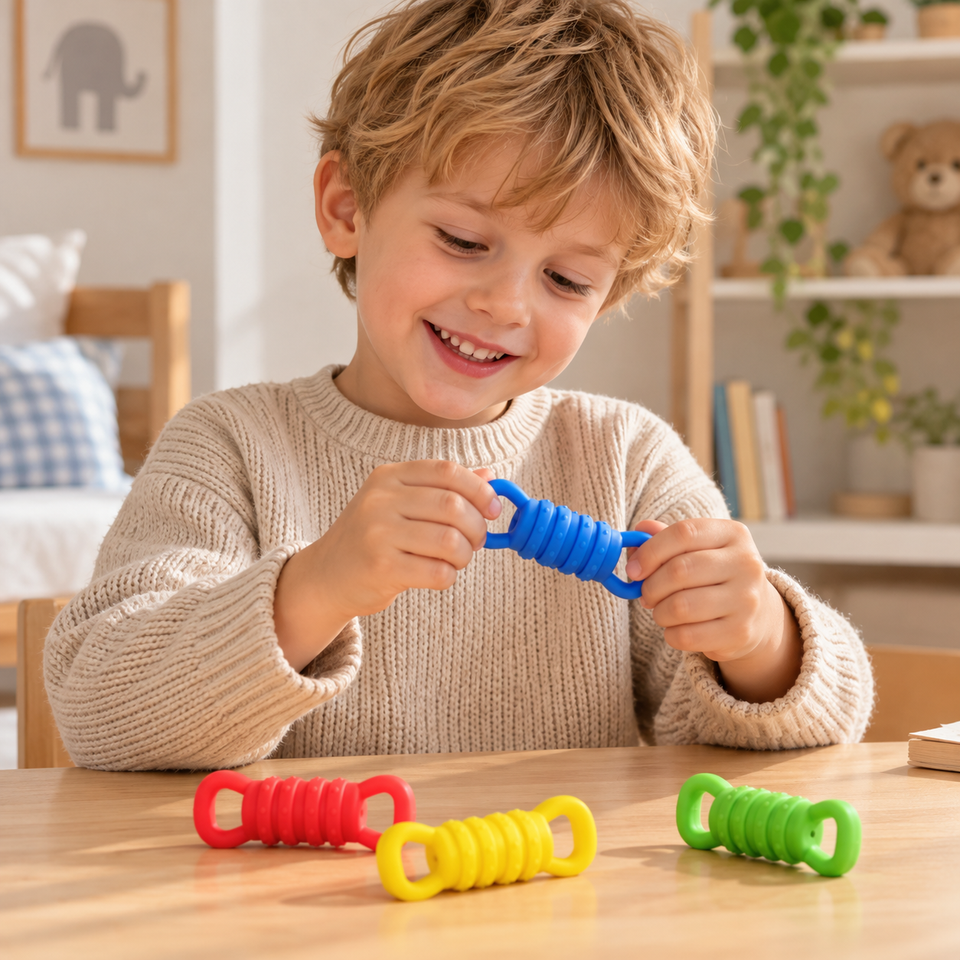 Plungy – Rekbaar & Sensorisch – Siliconen Fidget Speelgoed (Set van 4)