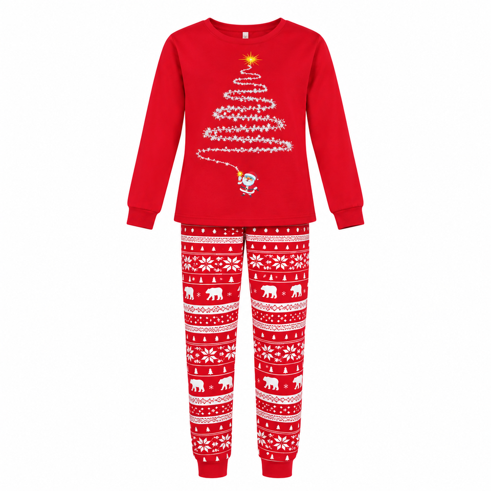 MerryPJs – Feestelijk & Gezellig – Kerst Pyjamaset voor het Hele Gezin