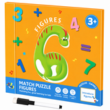 SmartMatch – Speels & Leerzaam – Magnetisch 2-in-1 teken- en puzzelboek