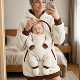 MamaHug – Warm & Praktisch – 2-in-1 Draaghoodie voor Mama en Baby