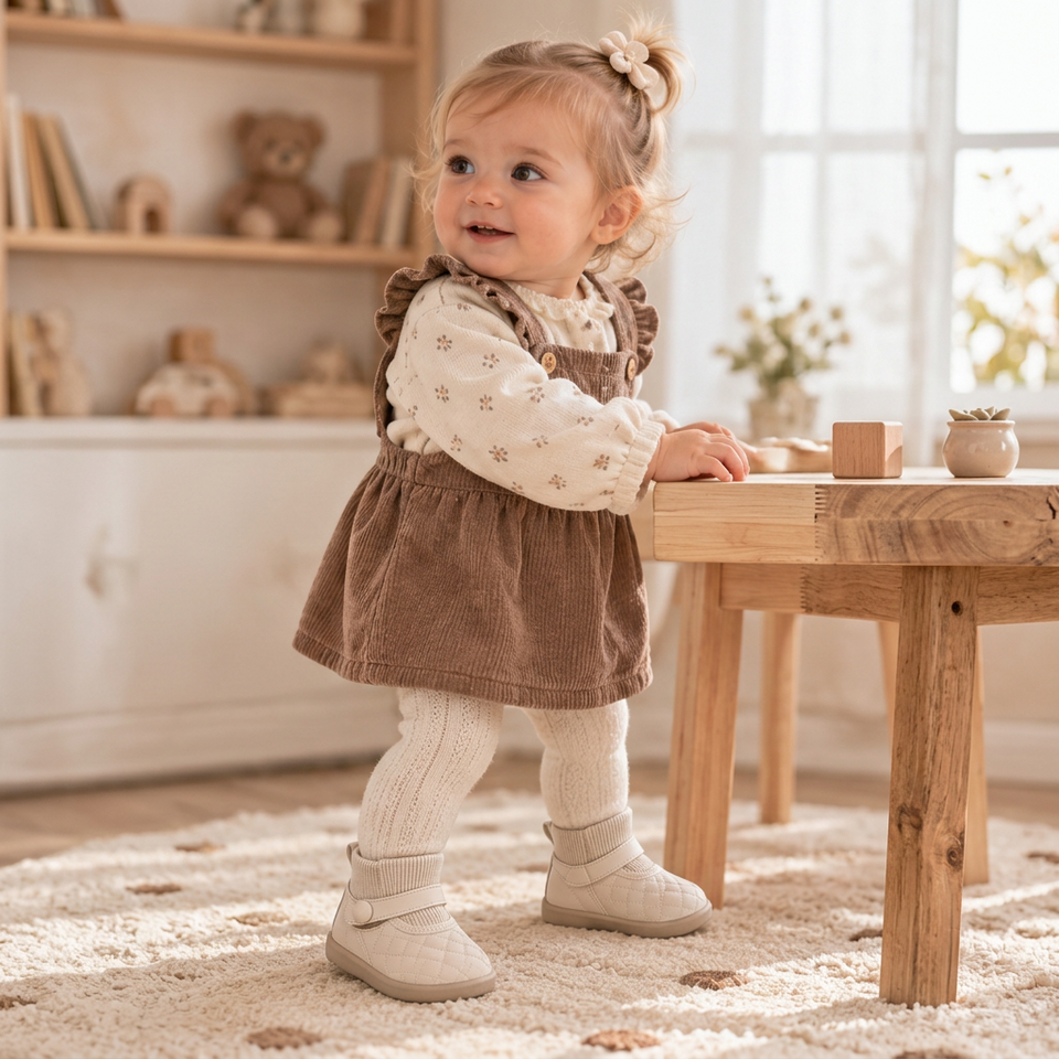 WarmToes – Zacht & Knus – Baby Winterlaarsjes met Fleece Voering