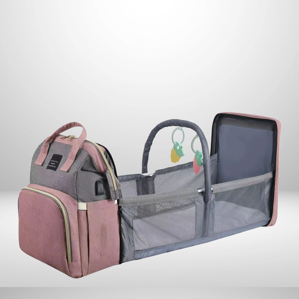 Nuvella Baby – Altijd Voorbereid – Multifunctionele Luiertas met Bed