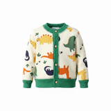 CozyCardi – Zacht & Warm – Gebreid Vestje met Leuke Prints