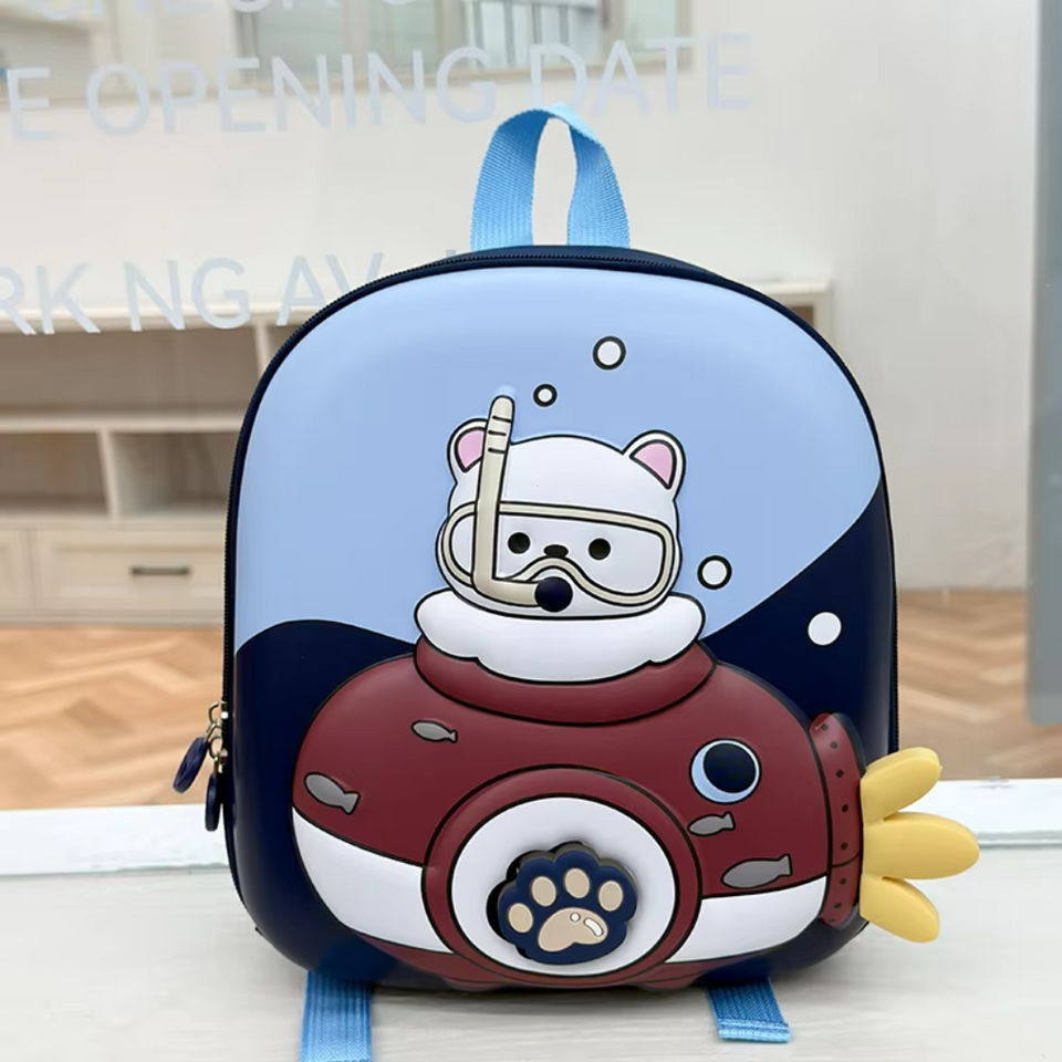 KiddoPack – Schattig & Praktisch – Kinder Rugzak met Lichtgevende Poot