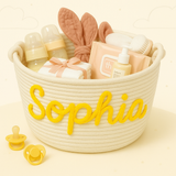 CuddleBasket – Schattig & Persoonlijk – Gepersonaliseerde Luiermand