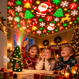 HolidayBeam – Feestelijk & Sfeervol – USB Kerstprojector met Lichtpatronen