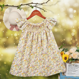 Floral Dress – Licht & Luchtig – Meisjes Flutter Sleeve Jurk