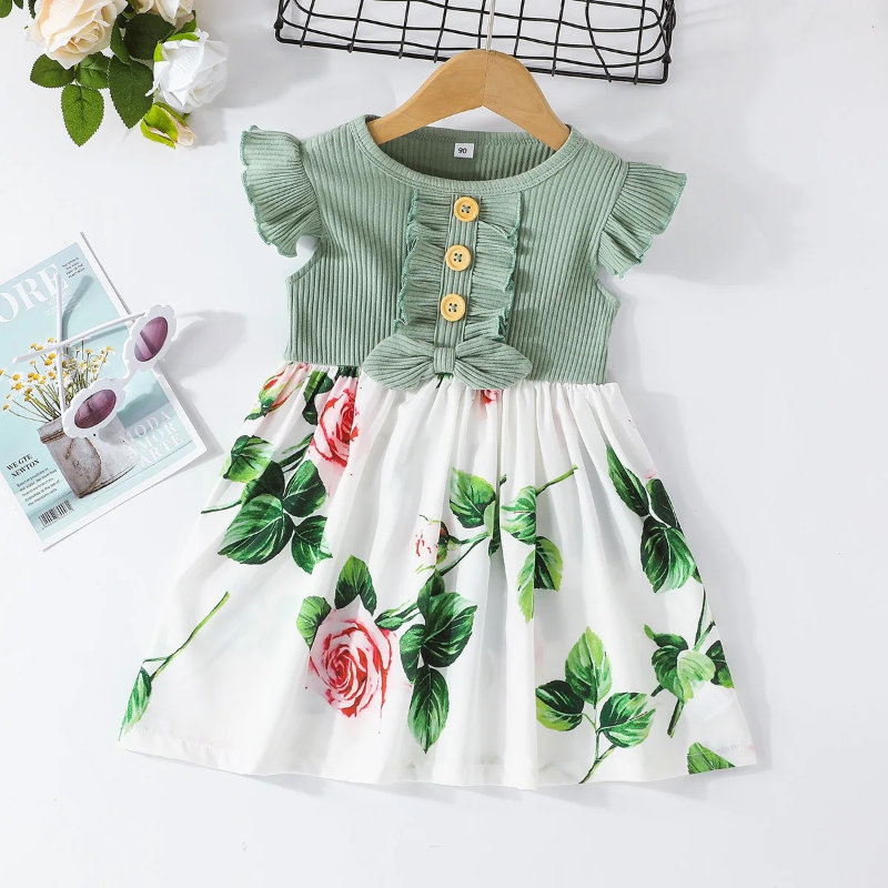 Garden Dress – Zomer & Fris – Meisjes Bloemen Jurk