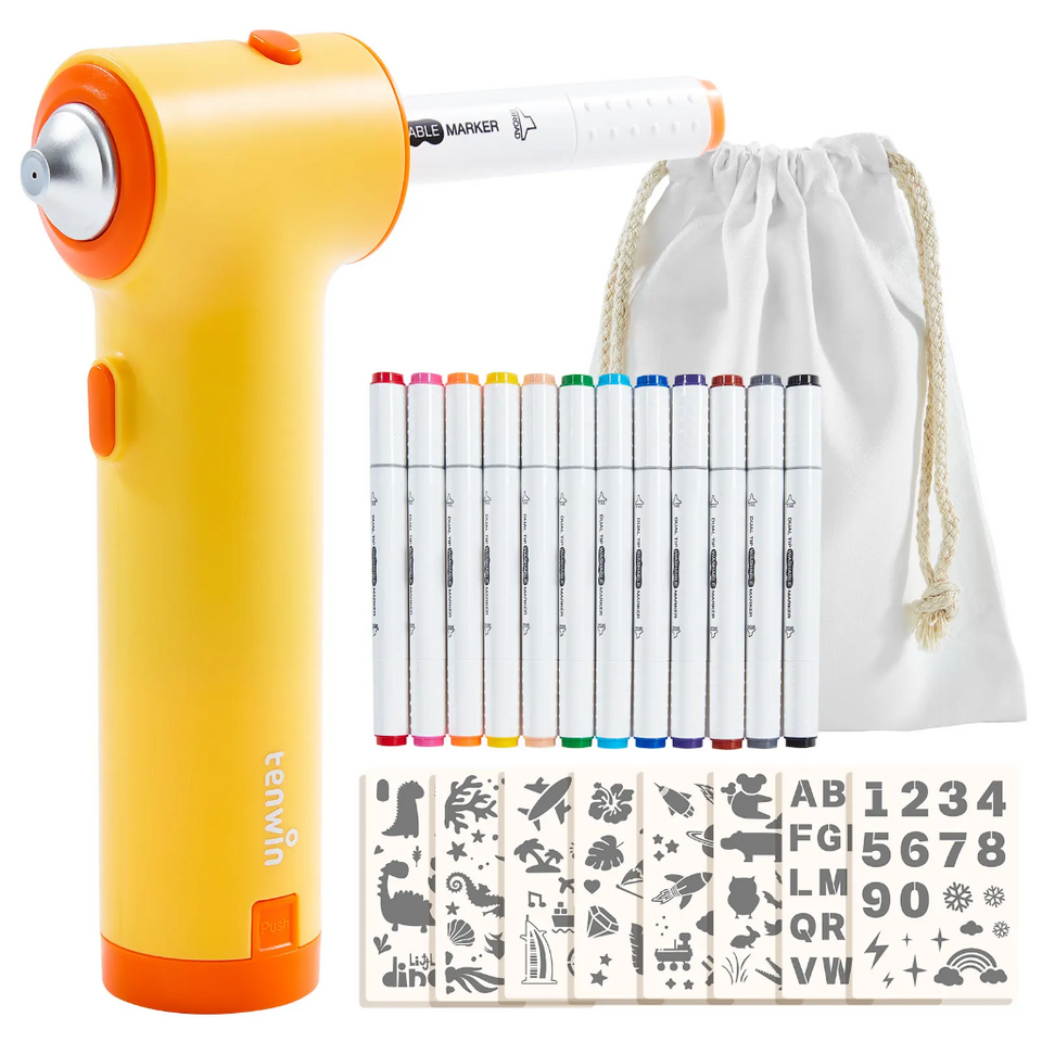 PaintBuddy – Creatief & Educatief – Draagbare Airbrush Tekenset