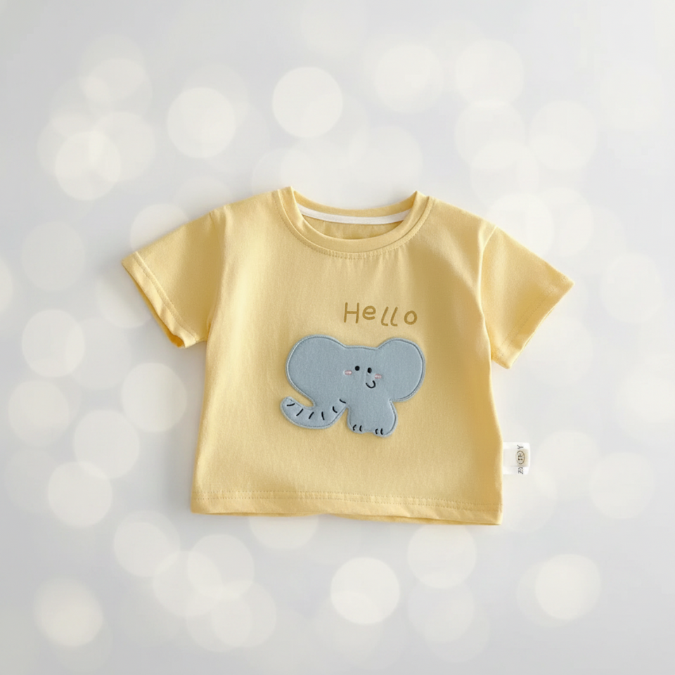 LittlePatch – Cartoon & Leuk  – Kinder T-shirt met Cartoon Patches