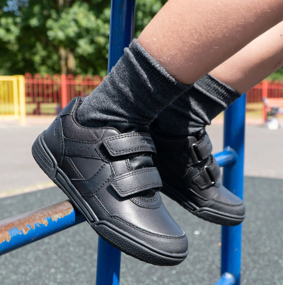 MonoWalk – Licht & Duurzaam – Leren Sneakers met Klittenband