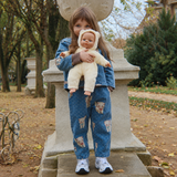 KittyDenim – Schattig & Speels – Kinderbroek met Kattenprint