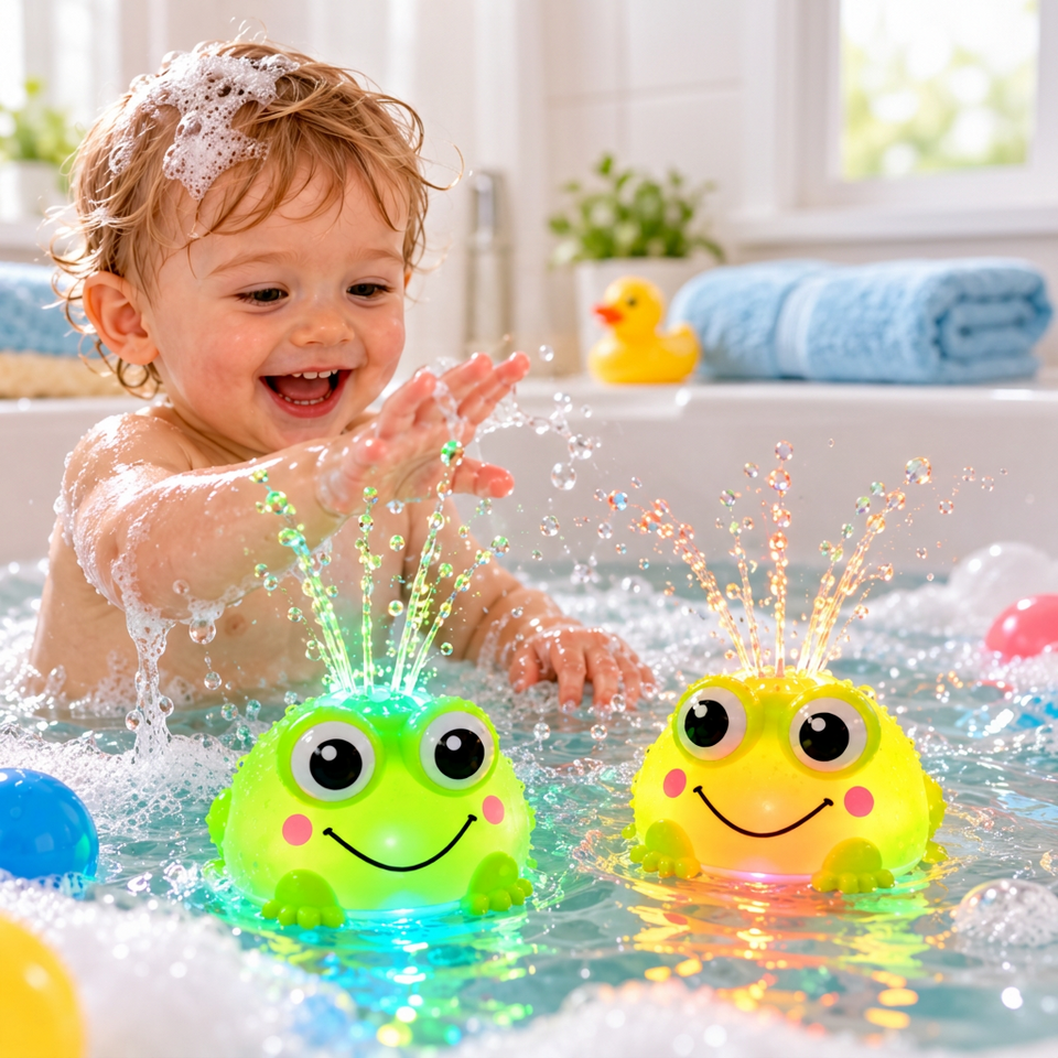 FrogSplash – Vrolijk & Interactief – Automatische Waterfontein