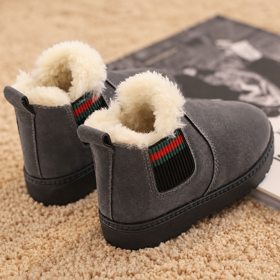 SnowySteps – Warm & Zacht – Baby Winterlaarsjes met Pluche Voering
