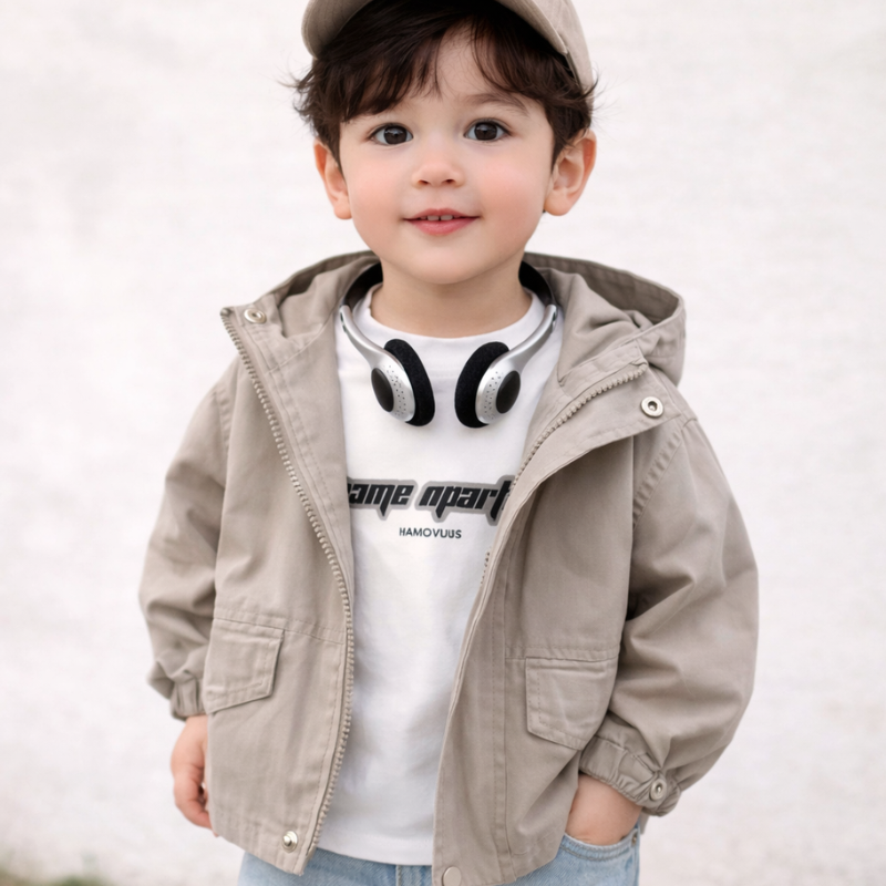 CozyShield – Winddicht & Comfortabel – Kinder Parka
