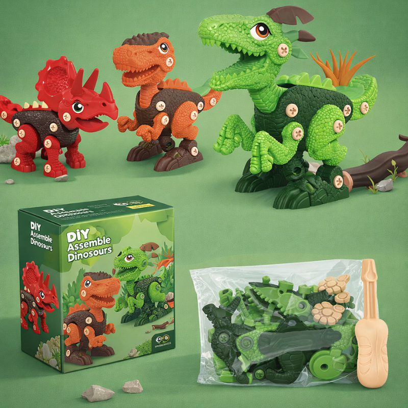 JurassicDrill – Cool & Speels – Dino DIY Set