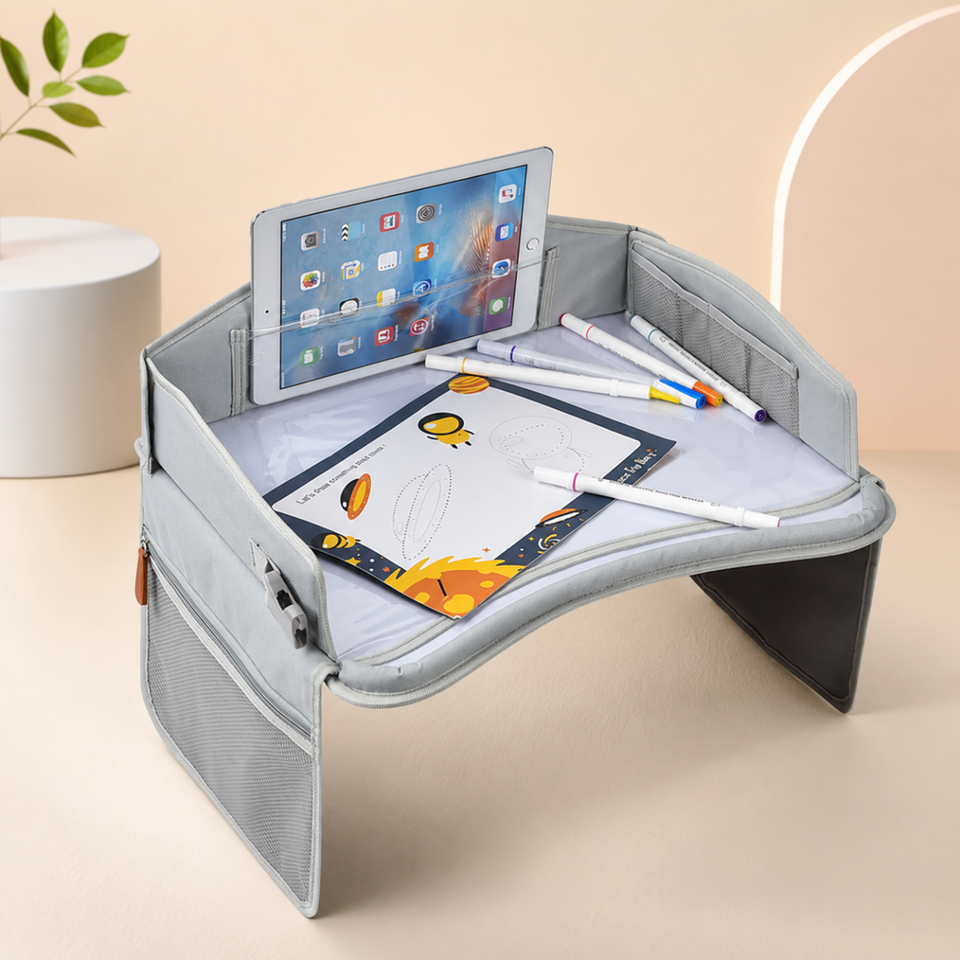 TravelBuddy – Auto & Onmisbare – Opvouwbaar reisbordje voor kinderen