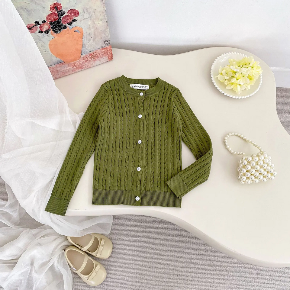 CozyBelle – Elegant & Warm – Gebreid Vestje met Knopen