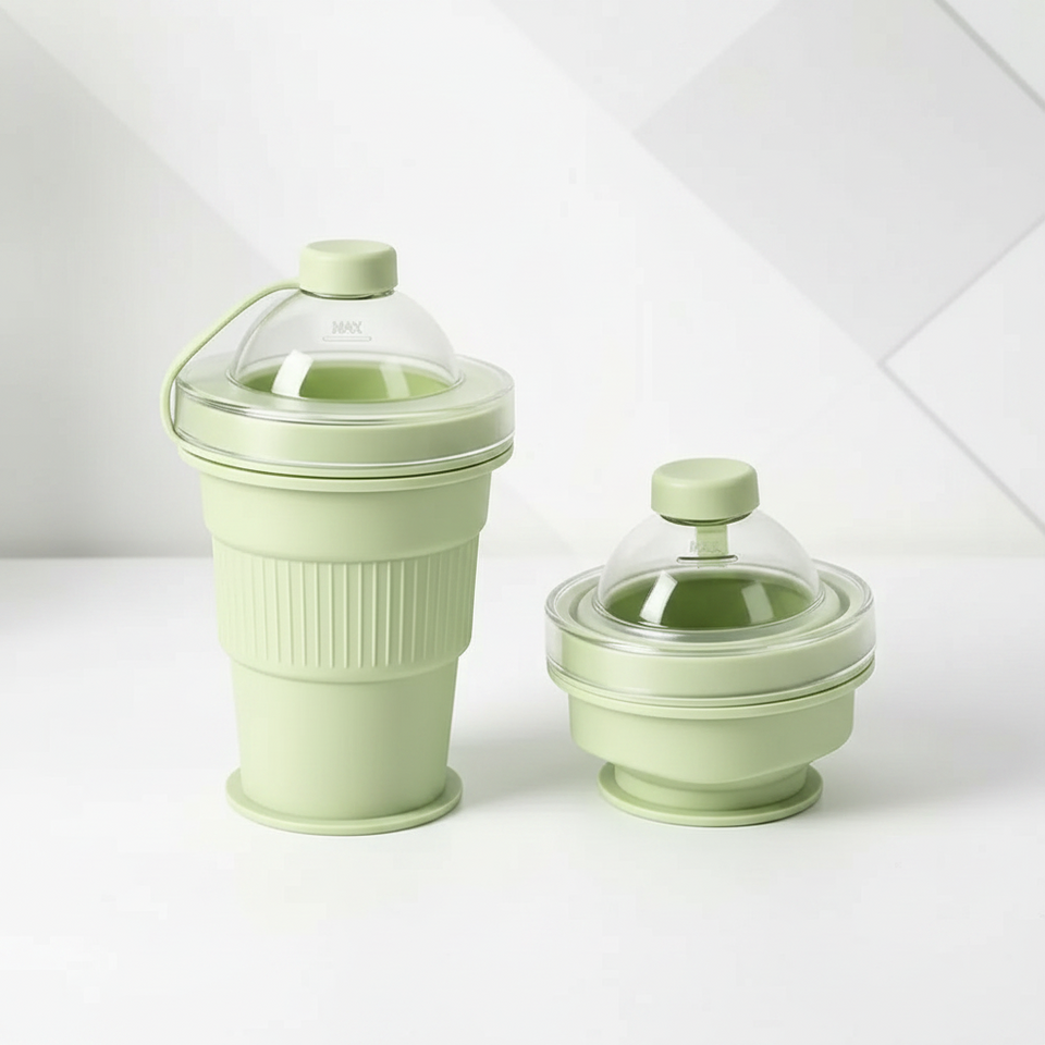 FlexiCup – Praktisch & Draagbaar – Opvouwbare Siliconen Drinkbeker
