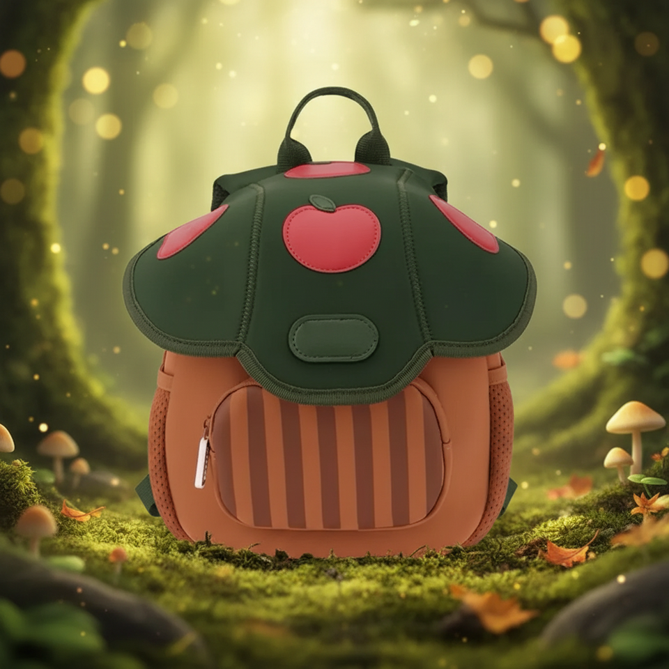 MushroomPack – Schattig & Praktisch – Kinder Rugzak Design