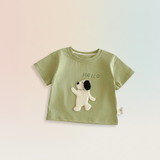 LittlePatch – Cartoon & Leuk  – Kinder T-shirt met Cartoon Patches
