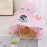 HappyShade – Zonbescherming & Koeling – Kinder Zomer Hoed met Ventilator
