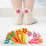 PlayfulToes – Kleurrijk & Zacht – Lage Kinder Sokjes (Set van 5)