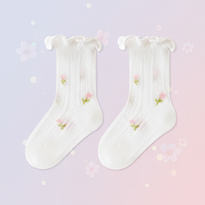 HappyToes – Kleurijk & Schattig – Baby Sokken (Set van 5)