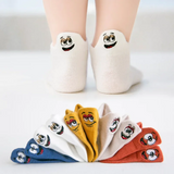 PlayfulToes – Kleurrijk & Zacht – Lage Kinder Sokjes (Set van 5)