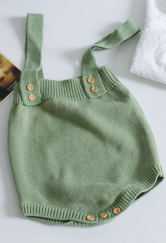 Mini Fashion™ - Schattige Gebreide Babyromper