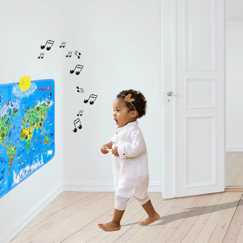 LittleExplorers – Leren & Spelen – Dieren wereldkaart