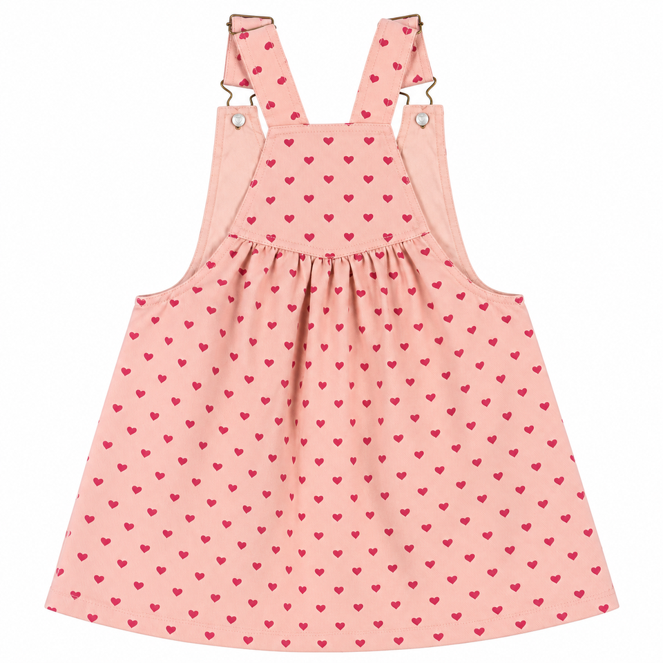 LittleBloom – Schattig & Speels – Denim Jurkje voor Meisjes met Vrolijke Prints