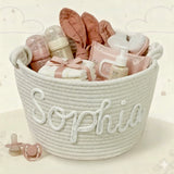 CuddleBasket – Schattig & Persoonlijk – Gepersonaliseerde Luiermand