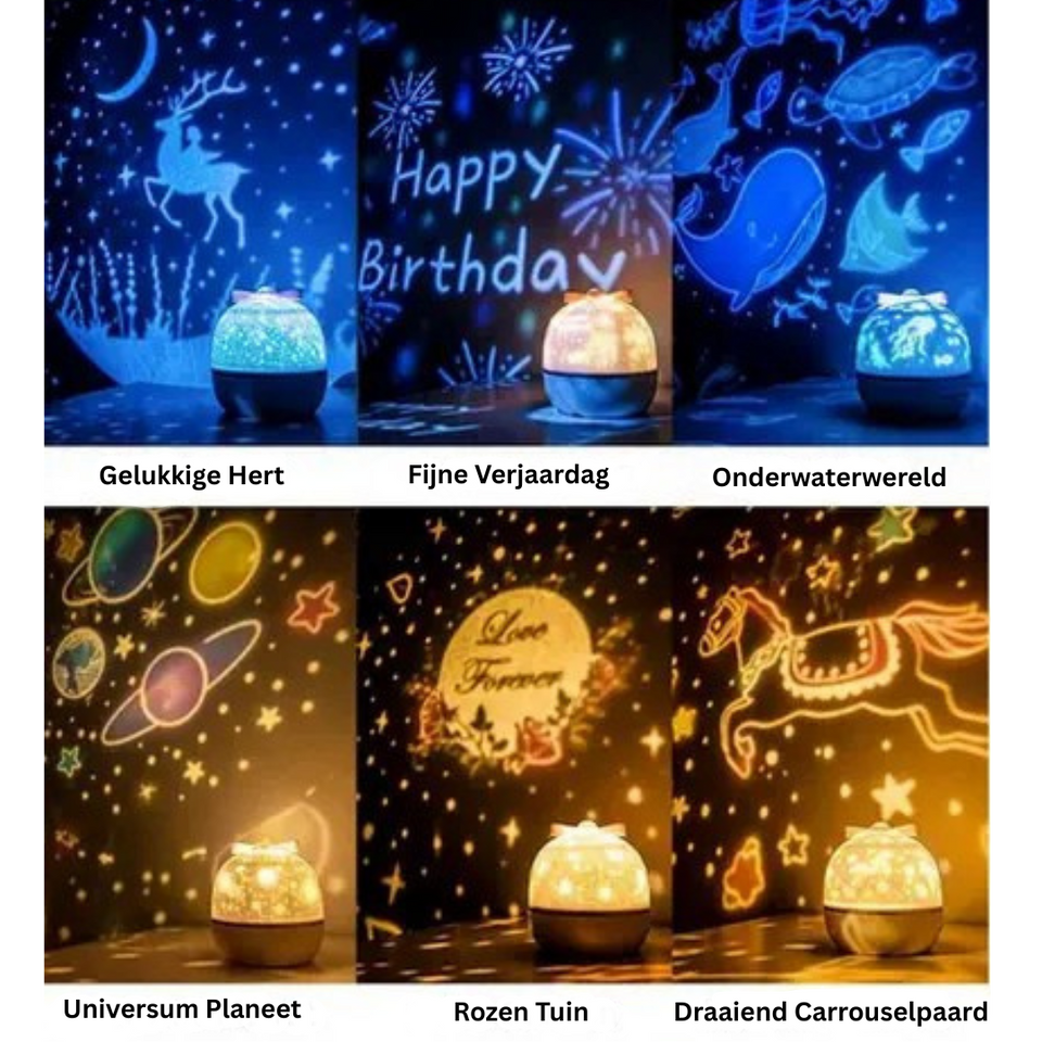 SkyProjector™ | Kom tot rust voor het slapen! - Unieke nachtlamp