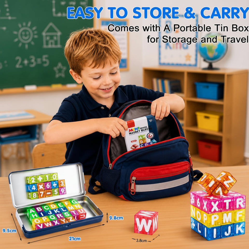 LearnCube – Educatief & Interactief – Magnetische Letter- en Rekenkubussen