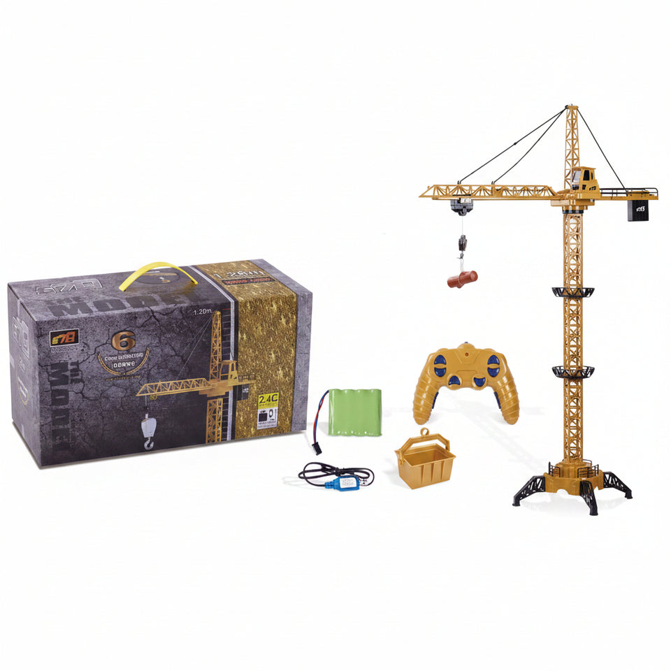 CranePro – Interactief & Realistisch – RC Torenkraan Speelgoed